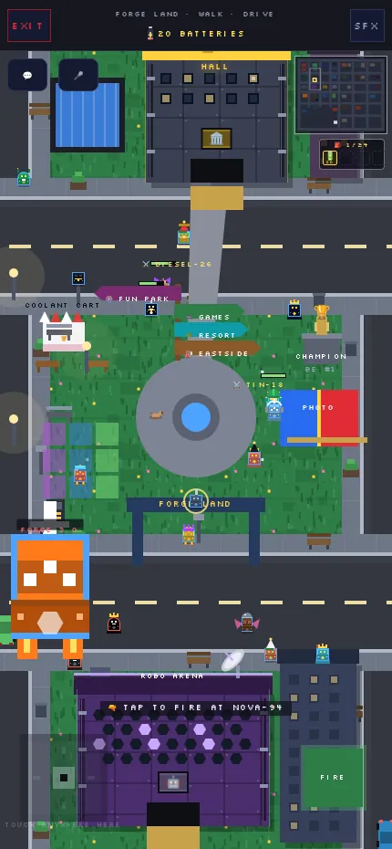 Forge Land, the town